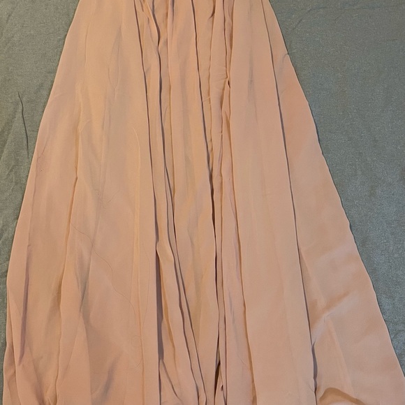 Pink Floor Length Chiffon Skirt - Picture 3 of 3